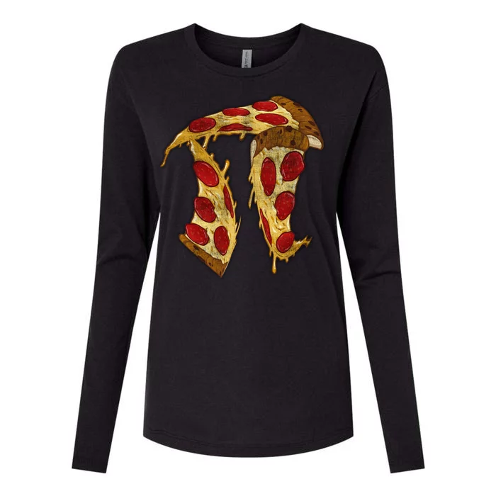 Pizza Pi Day Womens Cotton Relaxed Long Sleeve T-Shirt