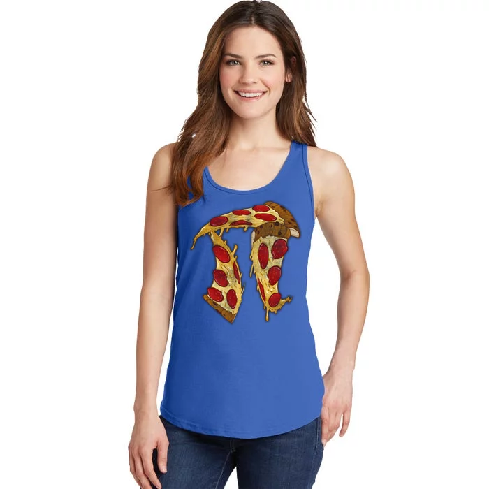 Pizza Pi Day Ladies Essential Tank