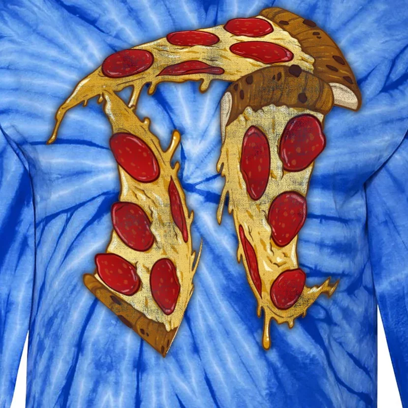 Pizza Pi Day Tie-Dye Long Sleeve Shirt