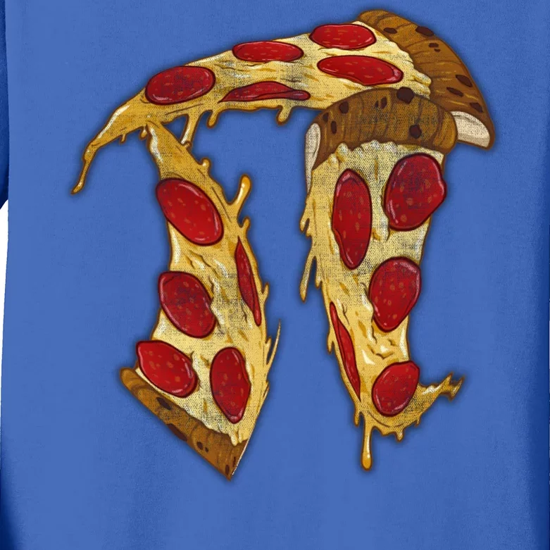 Pizza Pi Day Kids Long Sleeve Shirt