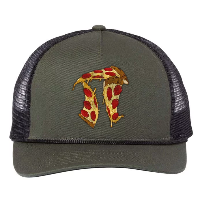 Pizza Pi Day Retro Rope Trucker Hat Cap