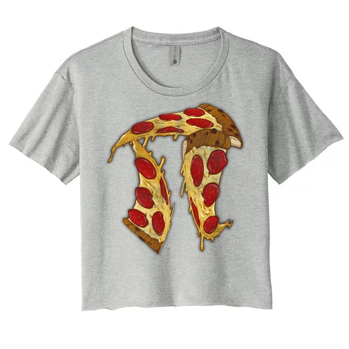 Pizza Pi Day Women's Crop Top Tee