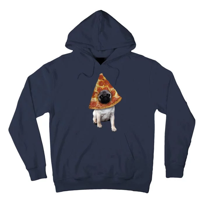 Pizza Pug Dog Tall Hoodie