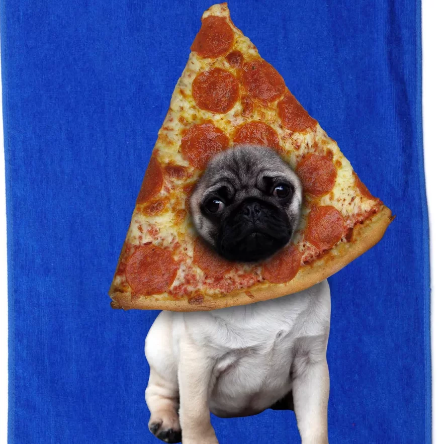 Pizza Pug Dog Platinum Collection Golf Towel