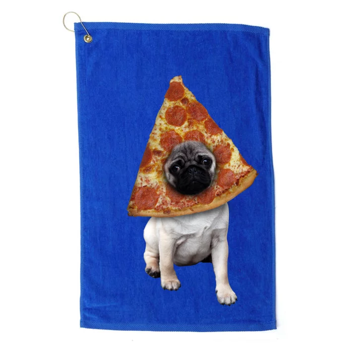 Pizza Pug Dog Platinum Collection Golf Towel