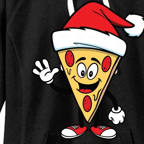 Pizza Santa Women's Fleece Hoodie