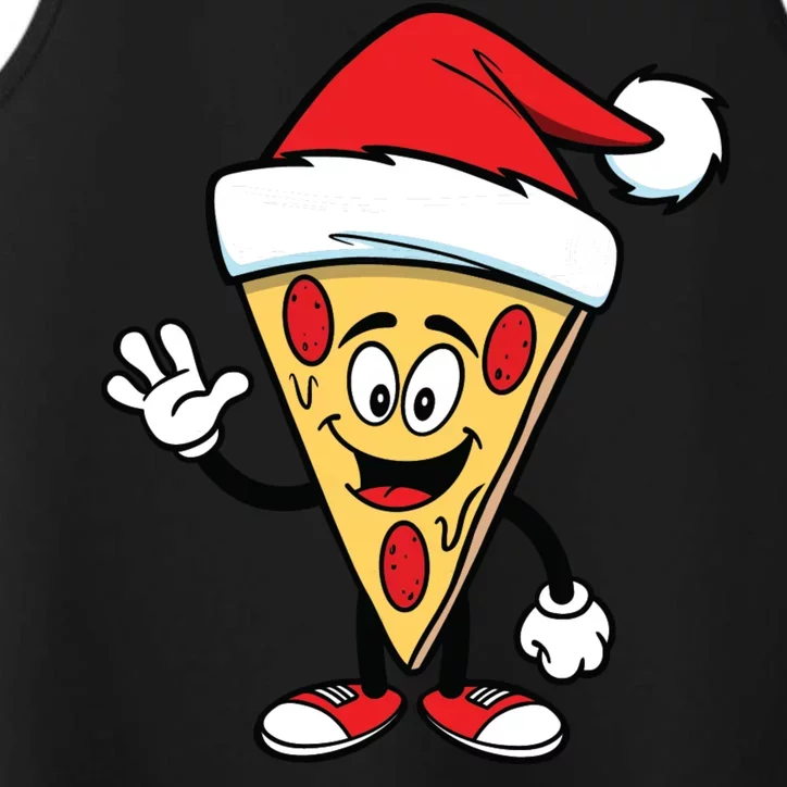 Pizza Santa Performance Tank