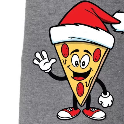 Pizza Santa Doggie 3-End Fleece Hoodie