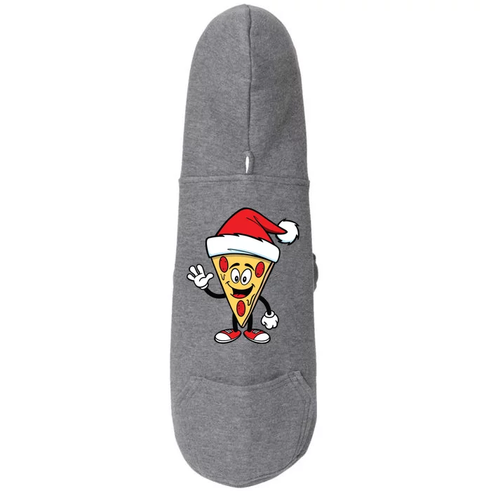 Pizza Santa Doggie 3-End Fleece Hoodie