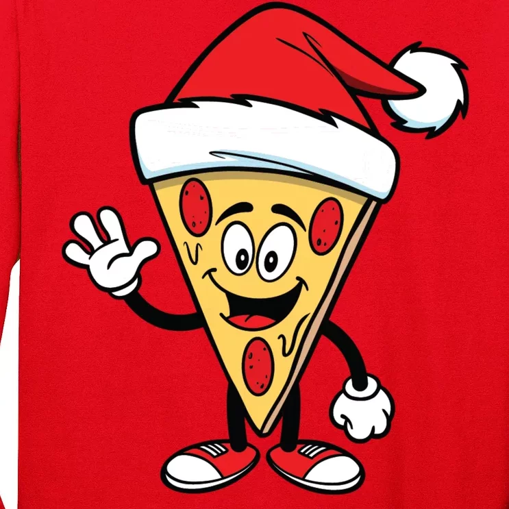 Pizza Santa Long Sleeve Shirt