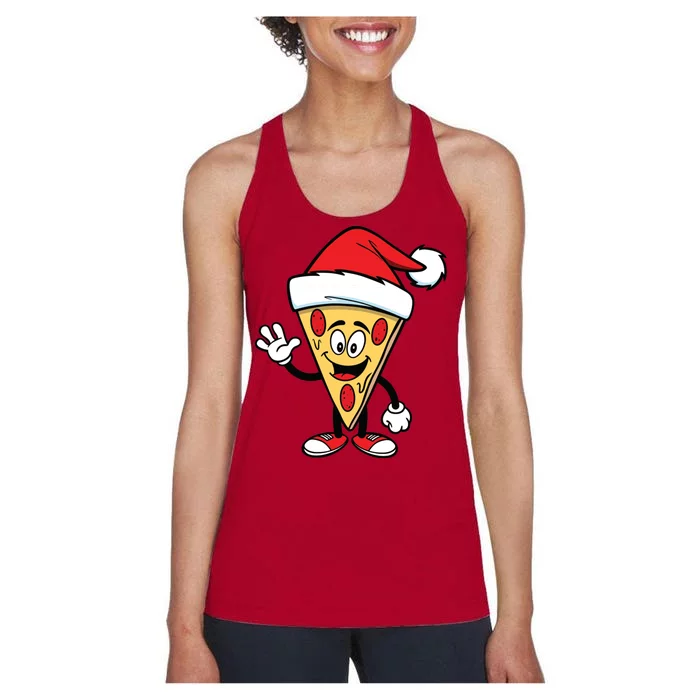 Pizza Santa Women's Racerback Tank