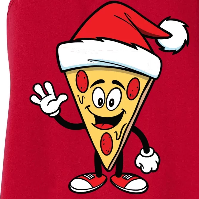 Pizza Santa Women's Racerback Tank