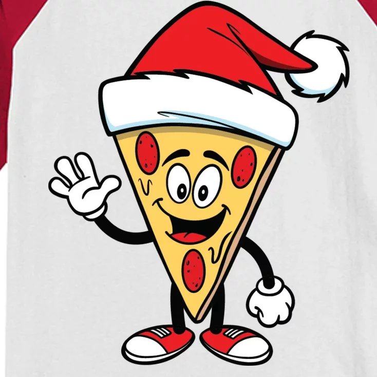 Pizza Santa Kids Colorblock Raglan Jersey