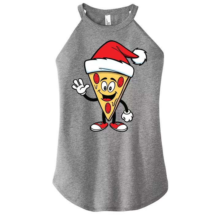 Pizza Santa Women’s Perfect Tri Rocker Tank