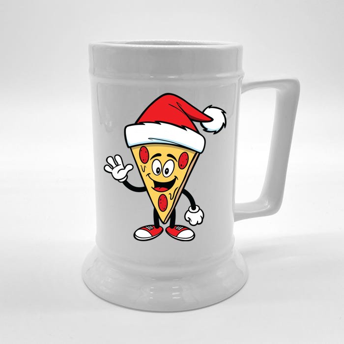 Pizza Santa Front & Back Beer Stein