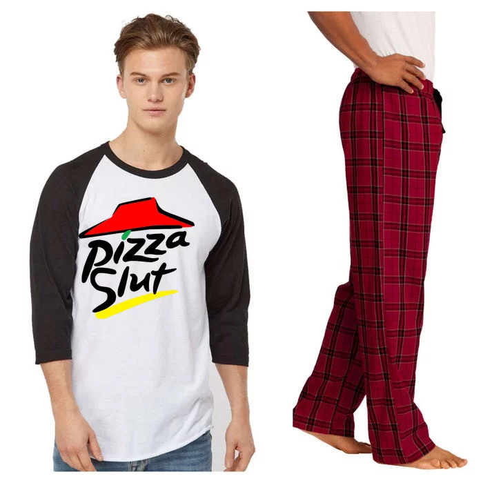 Pizza Slut Raglan Sleeve Pajama Set