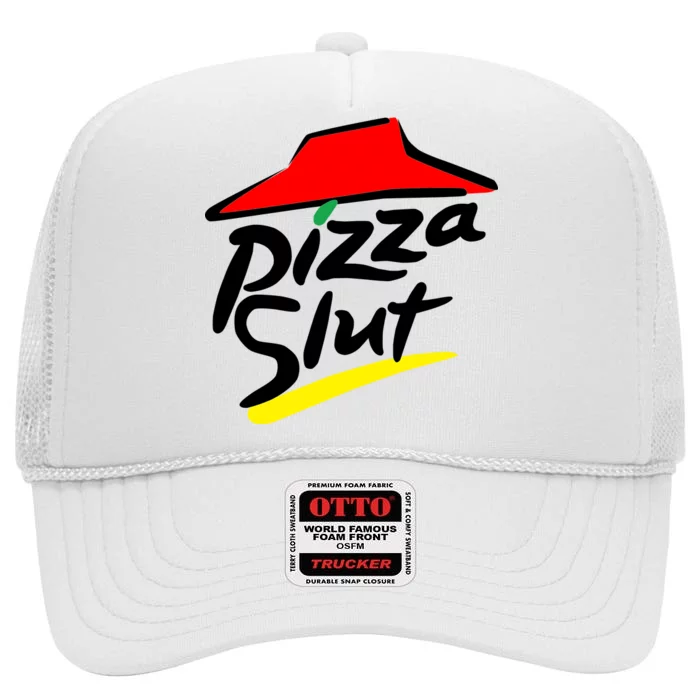 Pizza Slut High Crown Mesh Trucker Hat