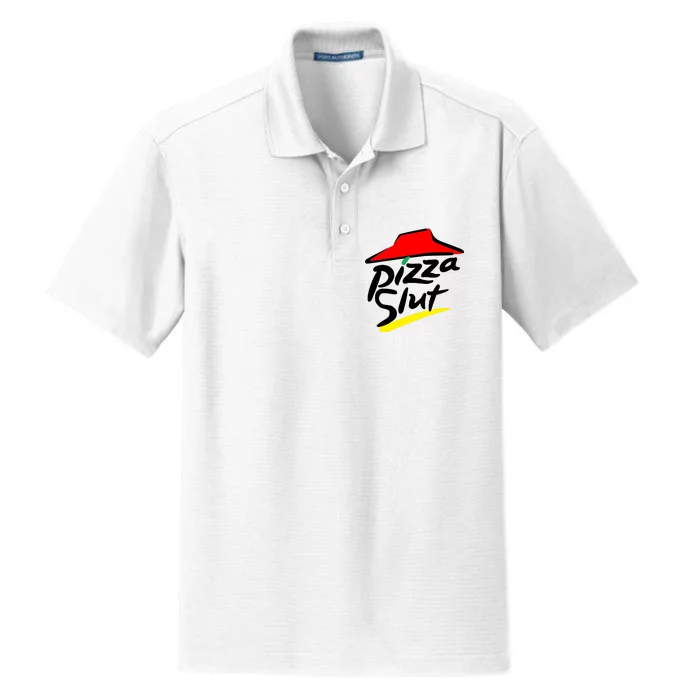 Pizza Slut Dry Zone Grid Performance Polo