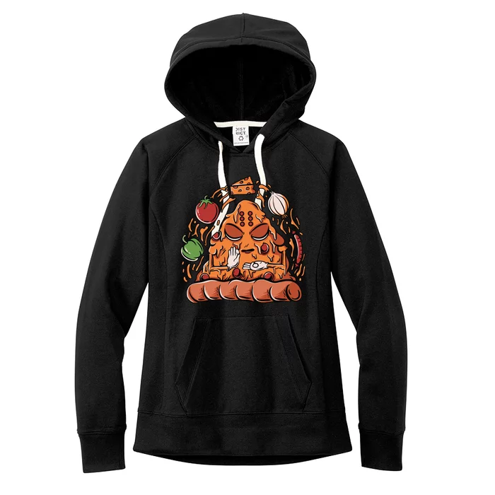 Pizza Warrior Women's Fleece Hoodie