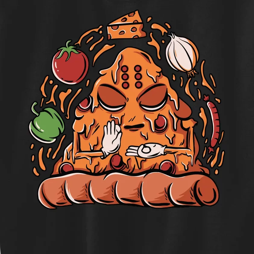 Pizza Warrior Kids Sweatshirt