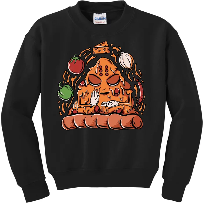 Pizza Warrior Kids Sweatshirt