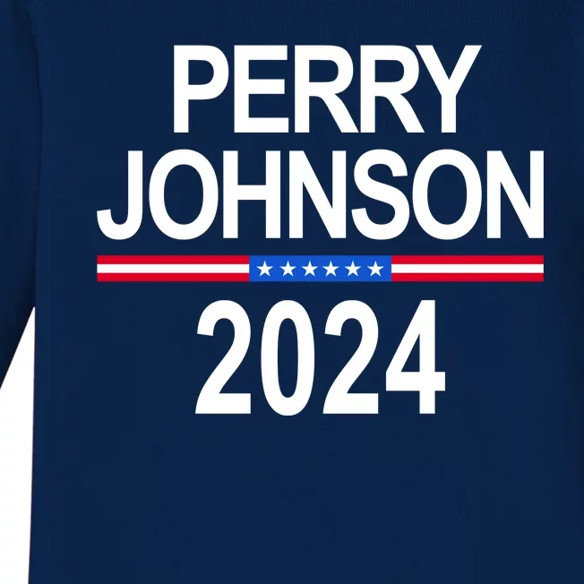 Perry Johnson 2024 Election Baby Long Sleeve Bodysuit