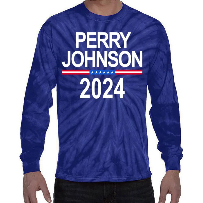 Perry Johnson 2024 Election Tie-Dye Long Sleeve Shirt