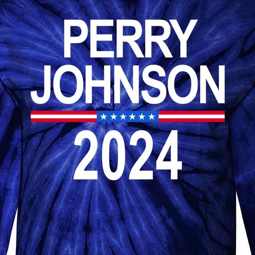 Perry Johnson 2024 Election Tie-Dye Long Sleeve Shirt