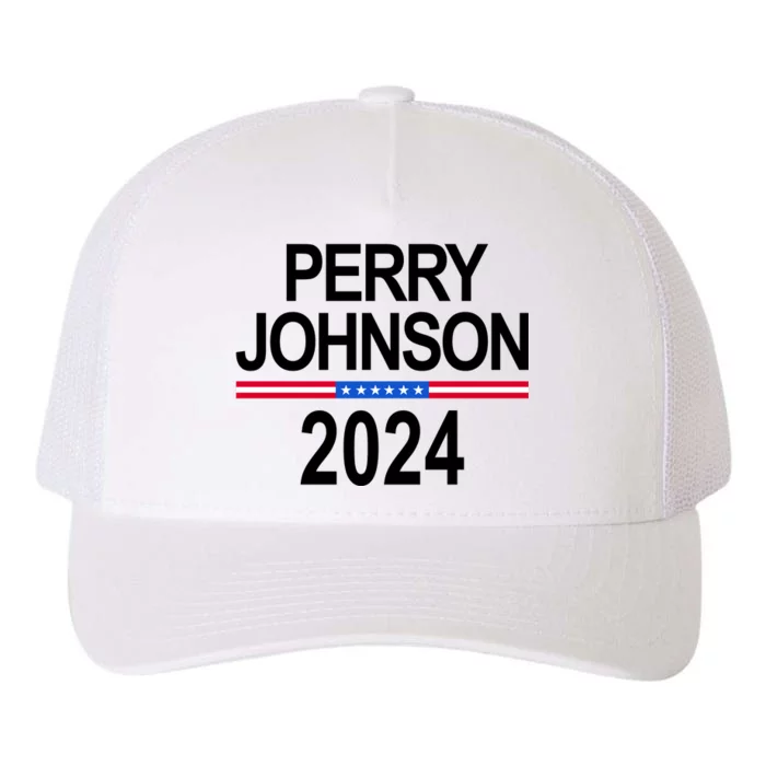 Perry Johnson 2024 Election Yupoong Adult 5-Panel Trucker Hat