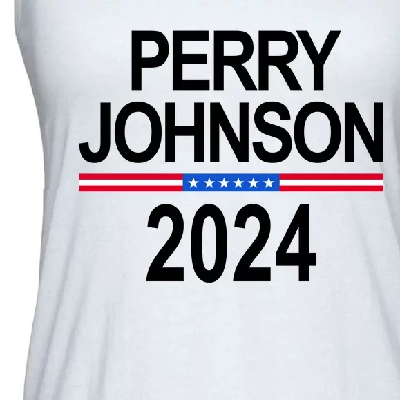 Perry Johnson 2024 Election Ladies Essential Flowy Tank