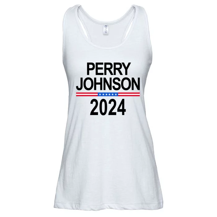 Perry Johnson 2024 Election Ladies Essential Flowy Tank