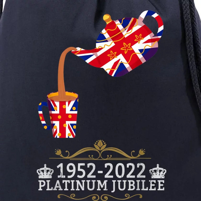 Platinum Jubilee 2022 Union Jack For Kids & Jubilee Teapot Drawstring Bag