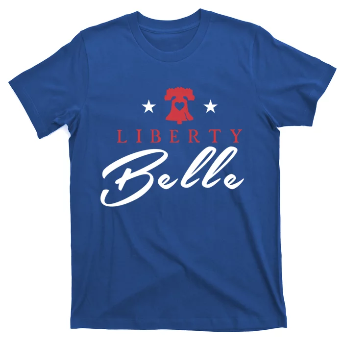 Patriotic July 4th Independence Day Liberty Belle Usa Party Gift T-Shirt