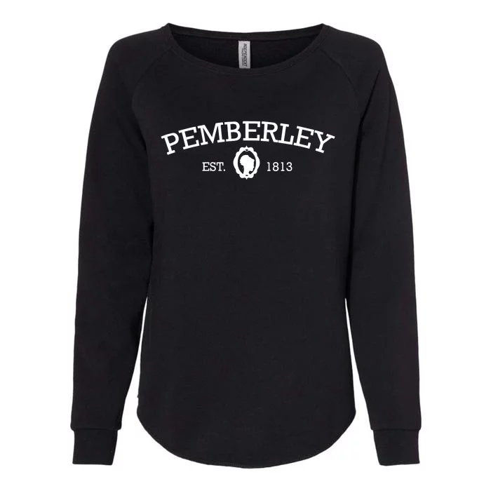 Pemberley Jane Austen Pride And Prejudice Womens California Wash Sweatshirt