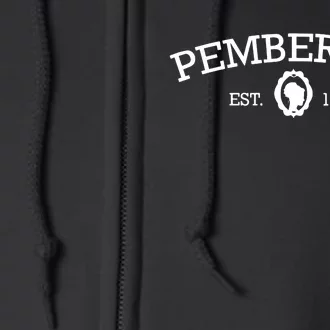 Pemberley Jane Austen Pride And Prejudice Full Zip Hoodie