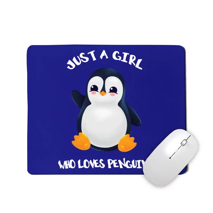 Penguin Just A Who Loves Penguins Gift Mousepad