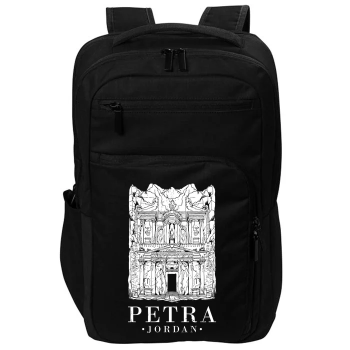 Petra Jordan Archaeological Monument Souvenir Impact Tech Backpack