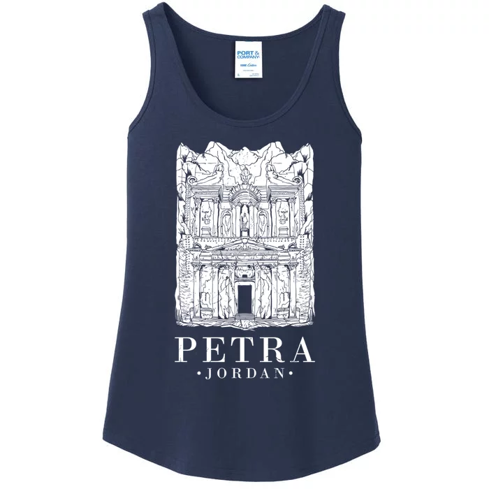 Petra Jordan Archaeological Monument Souvenir Ladies Essential Tank