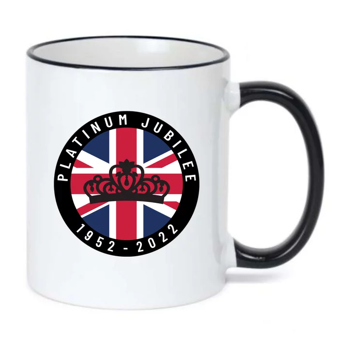 Platinum Jubilee British Monarch 70 Year Celebration Queen Gift Black Color Changing Mug