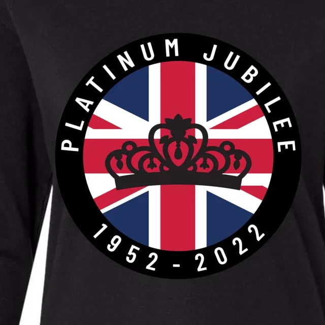 Platinum Jubilee British Monarch 70 Year Celebration Queen Gift Womens Cotton Relaxed Long Sleeve T-Shirt