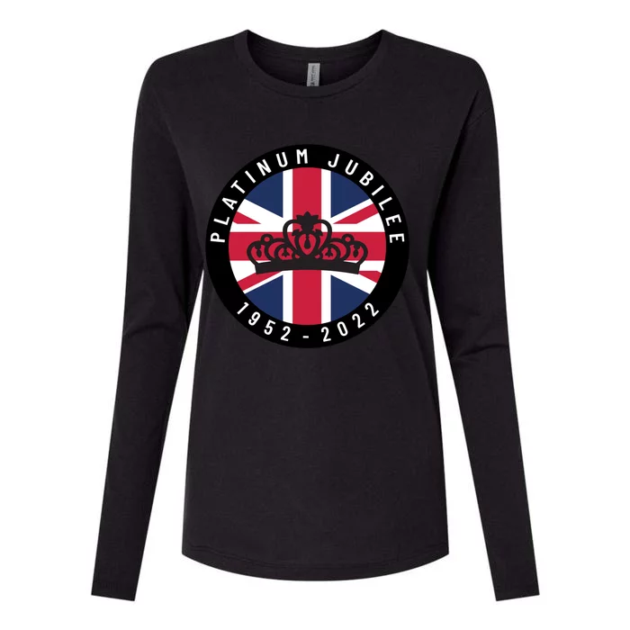 Platinum Jubilee British Monarch 70 Year Celebration Queen Gift Womens Cotton Relaxed Long Sleeve T-Shirt