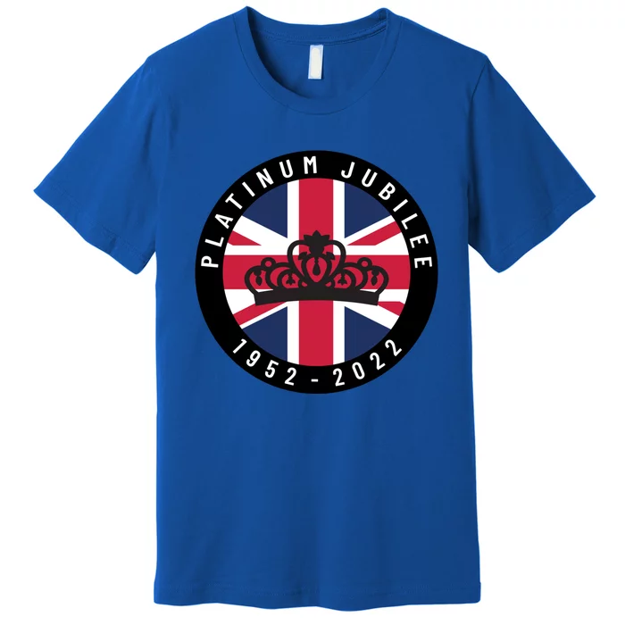 Platinum Jubilee British Monarch 70 Year Celebration Queen Gift Premium T-Shirt