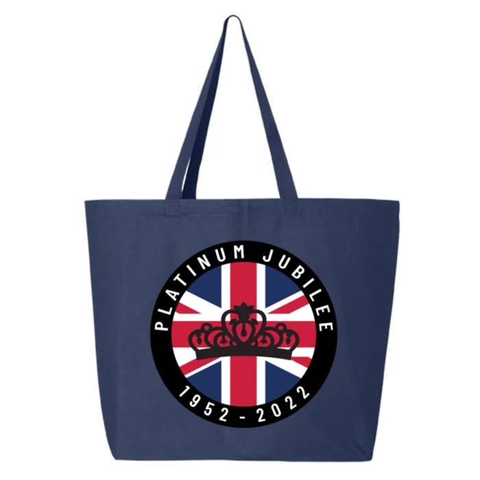 Platinum Jubilee British Monarch 70 Year Celebration Queen Gift 25L Jumbo Tote