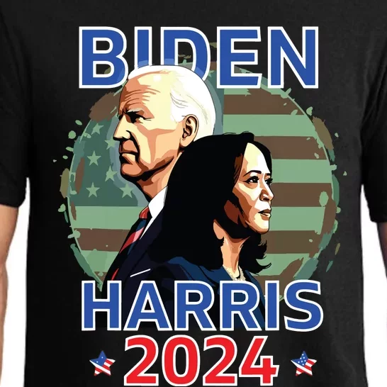 Patriotic Joe Biden Kamala Harris Democrat Campaign 2024 Pajama Set