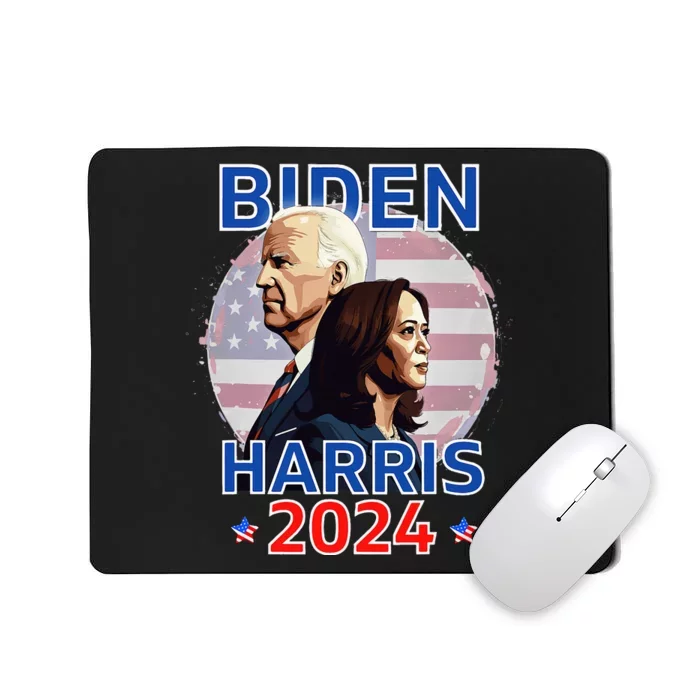 Patriotic Joe Biden Kamala Harris Democrat Campaign 2024 Mousepad