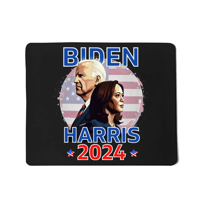 Patriotic Joe Biden Kamala Harris Democrat Campaign 2024 Mousepad