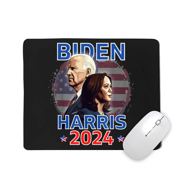 Patriotic Joe Biden Kamala Harris Democrat Campaign 2024 Mousepad