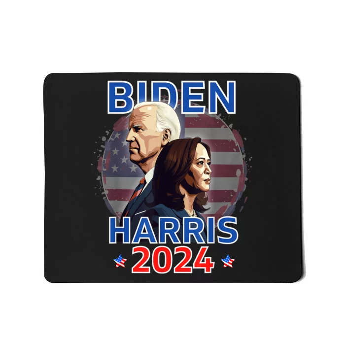 Patriotic Joe Biden Kamala Harris Democrat Campaign 2024 Mousepad