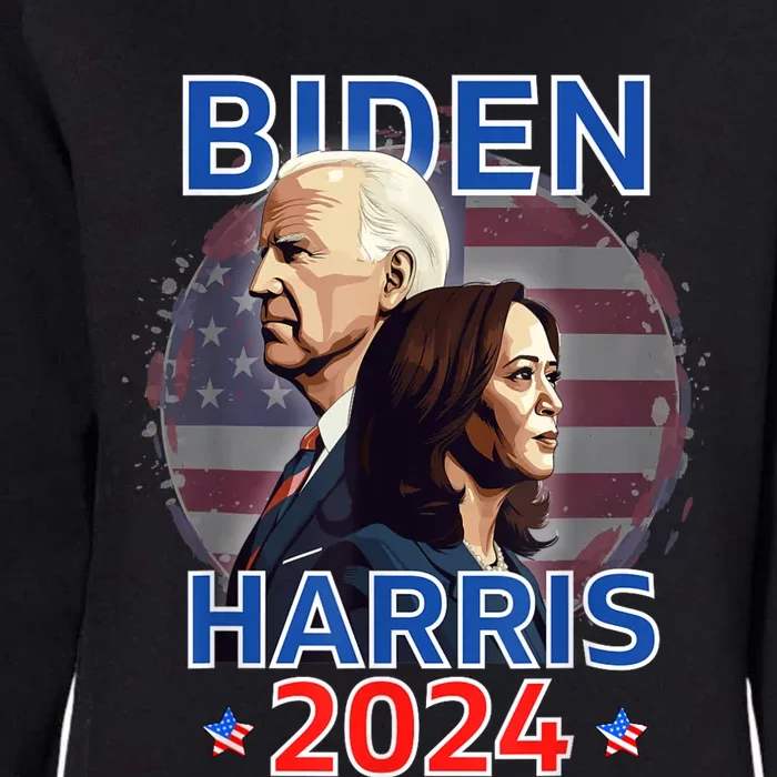 Patriotic Joe Biden Kamala Harris Democrat Campaign 2024 Womens California Wash Sweatshirt