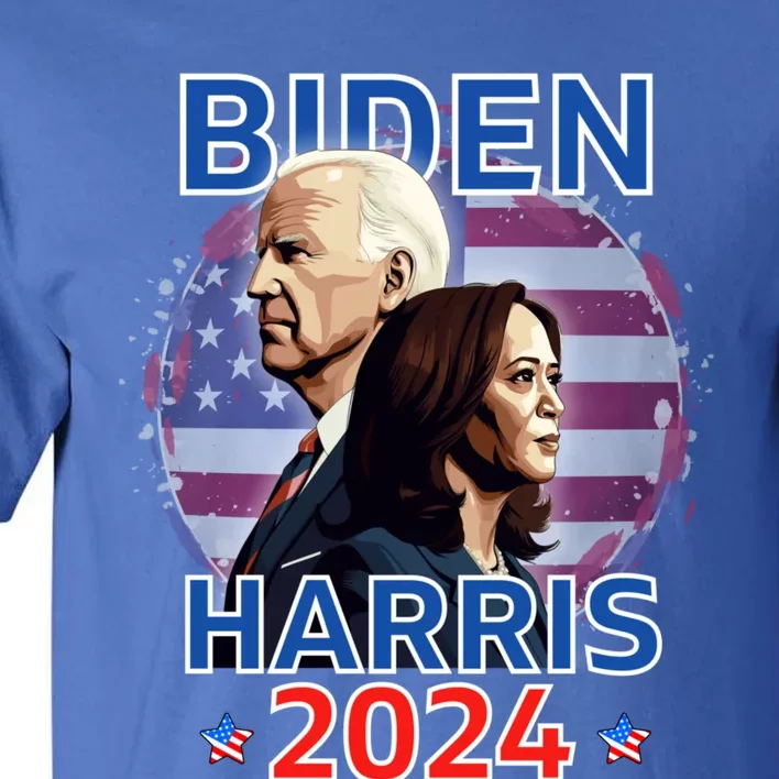 Patriotic Joe Biden Kamala Harris Democrat Campaign 2024 Tall T-Shirt